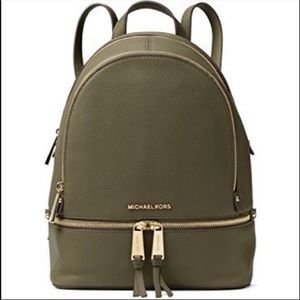 MICHAEL Michael Kors Rhea Zip Leather Backpack
